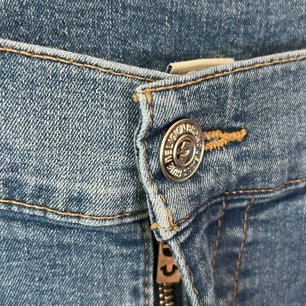 True Religion Ricky Straight Zip Fly Jeans Size 32 - Picture 5 of 10
